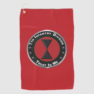 7th Infantry Division  Golf Towel