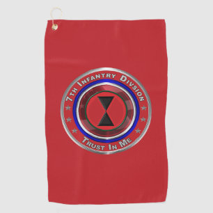 7th Infantry Division Golf Towel