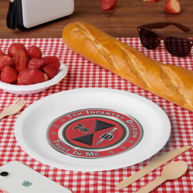 7th Infantry Division  Paper Plate (Picnic)