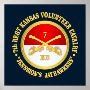 7th Kansas Cavalry Poster