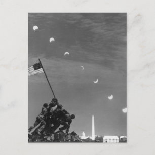 7th March 1970:  Ten separate exposures Postcard