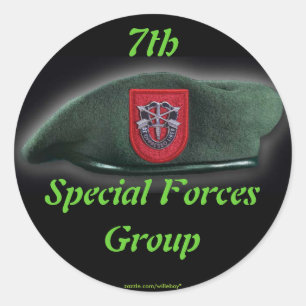 7th Special forces Green Berets veterans Sticker