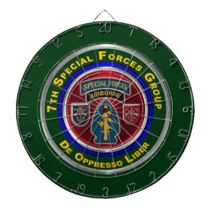 7th Special Forces Group Airborne Dartboard
