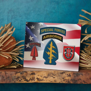 7th Special Forces Group (AIRBORNE) Plaque