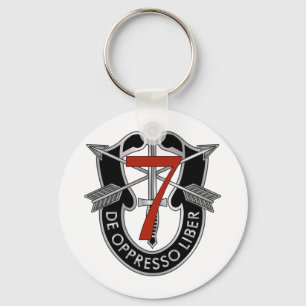 7th Special Forces Group Crest Key Ring