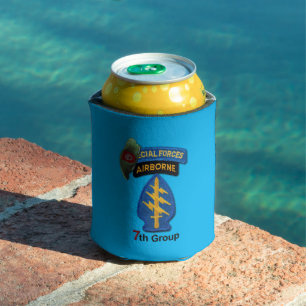 7th Special Forces Group Green Berets Veterans Can Cooler