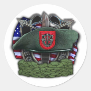 7th Special forces group Green Berets vets Sticker