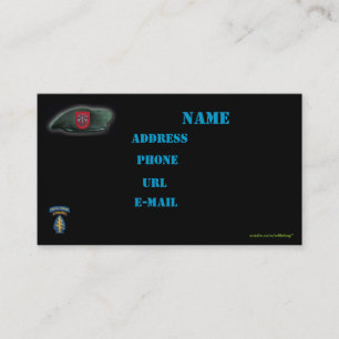 7th special forces group patch business Card
