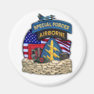 7th special forces group veterans vets iraq magnet