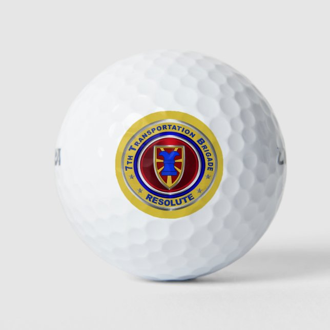 7th Transportation Brigade Expeditionary Golf Balls (Front)