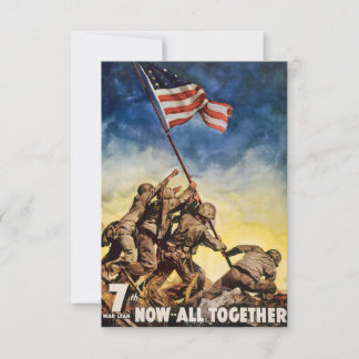7th War Loan Now All Together Invitation