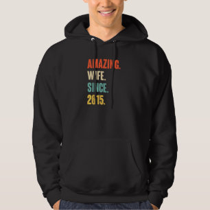 7th Wedding Aniversary For Her Amazing Wife Since Hoodie