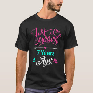 7Th Wedding Anniversary Matching Couple Him And He T-Shirt