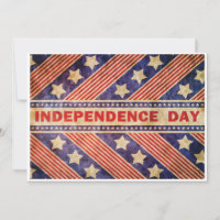 7x5 4th of July Party Invitation