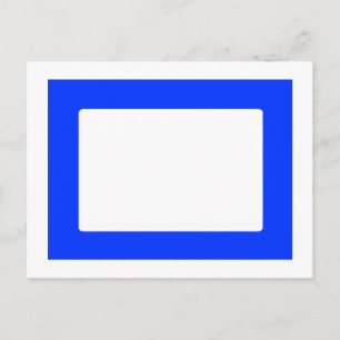 7X5 Card with Round Inside Conors Transp Blue