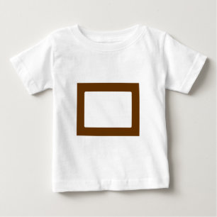 7X5 Card with Round Inside Conors Transp Brown Baby T-Shirt