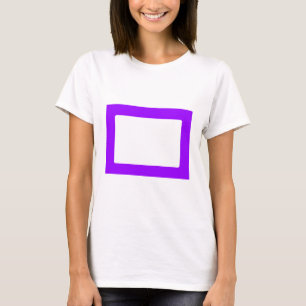 7X5 Card with Round Inside Conors Transp Purple T-Shirt