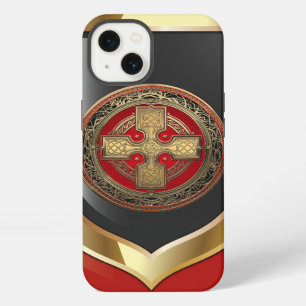 [800] Ancient Celtic Sacred Gold Knot Cross iPhone 13 Case