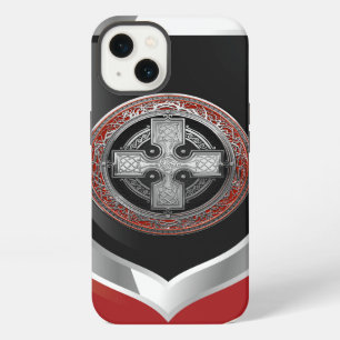 [800] Ancient Celtic Sacred Silver Knot Cross iPhone 13 Case