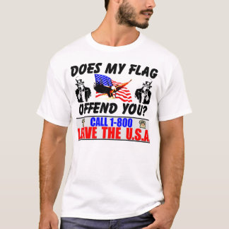 !-800 Leave The USA T-Shirt