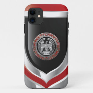 [800] Silver Roman Imperial Eagle Case-Mate iPhone Case