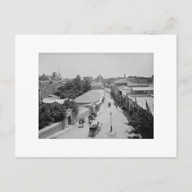 800px-JaffaStreet[1] Postcard (Front)