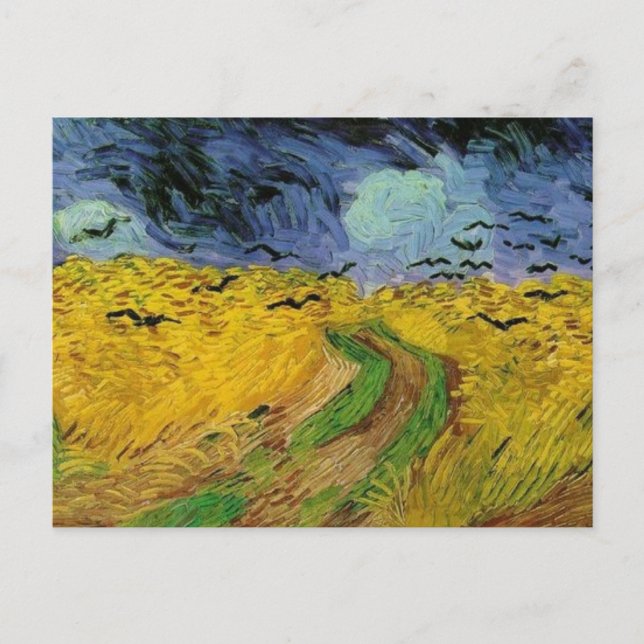 800px-vincent van gogh (1853-1890) - wheat field w postcard (Front)