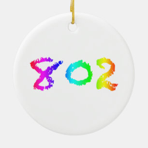 802 CERAMIC TREE DECORATION