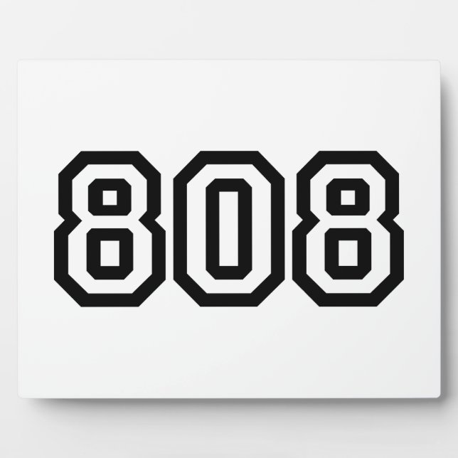 808 PLAQUE (Front)
