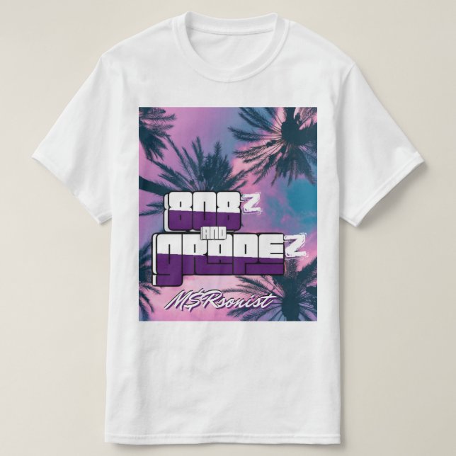 "808z and GrapeZ" T-Shirt M$Rsonist Single 2022 (Design Front)