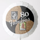 80 and Fabulous Gold Glitter 2 Photo 80th Birthday