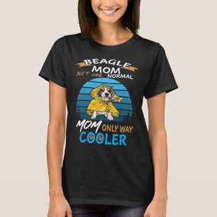 80 Beagle Mum Cooler T-Shirt