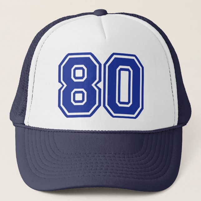 80 - eighty trucker hat (Front)