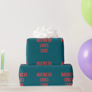 80 Quote Humour Wrapping Paper
