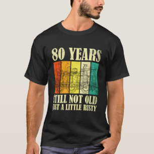 80 Railroad Steam Train 80Th T-Shirt