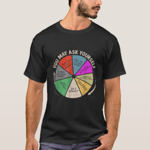 80 s Music Retro Lyrics Pie Chart You May Ask Your T-Shirt