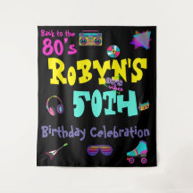 80’s or 90s Theme Birthday Invitation