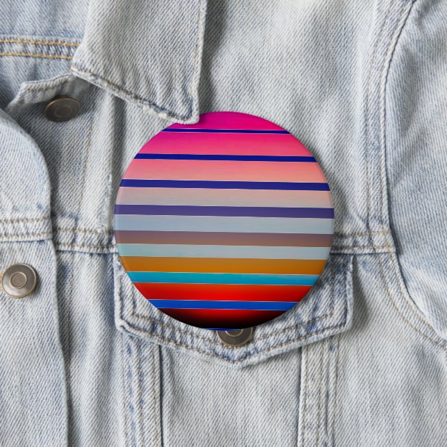 80’s Sunset 10 Cm Round Badge (In Situ)