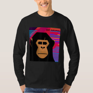 80 s Synthwave Be Monk T-Shirt