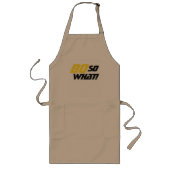 80 So what Funny Quote Typography 80th Birthday Long Apron (Front)