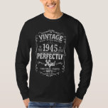 80 Year Old Gift Men Vintage 1945 Legend 80th Birt T-Shirt<br><div class="desc">80 Year Old Gift Men Vintage 1945 Legend 80th Birthday Retro</div>