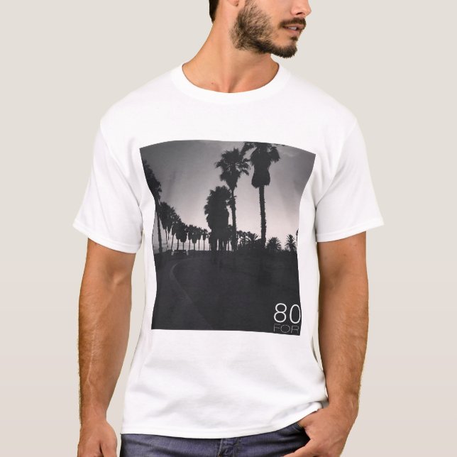 80FOR Vibes le Blanc T-Shirt (Front)