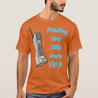80s90s Mobile Cell Phone T-Shirt
