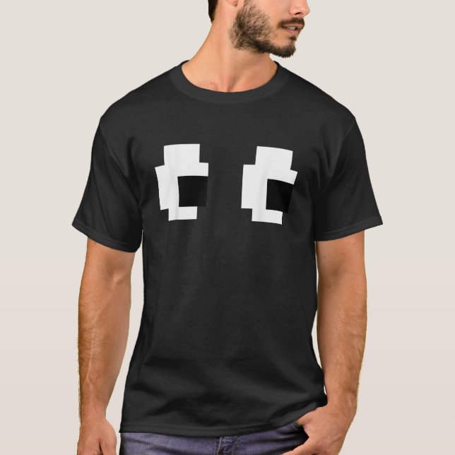 80s 8 bit Halloween Group Costume  T-Shirt (Front)