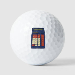 80's 90's Calculator Math School Nostalgia Golf Balls