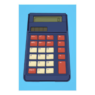 80's 90's Calculator Math School Nostalgia Photo Print