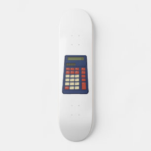 80's 90's Calculator Math School Nostalgia Skateboard