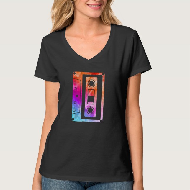 80s 90s Mixtape Cassette Tape Music Retro Party 1 T-Shirt (Front)