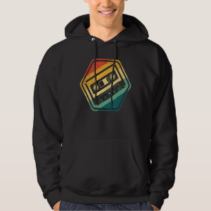 80s 90s Mixtape Cassette Tape Music Retro Party Hoodie