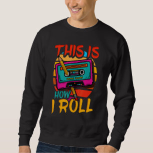 80's 90's Music Cassette Tape Sweatshirt